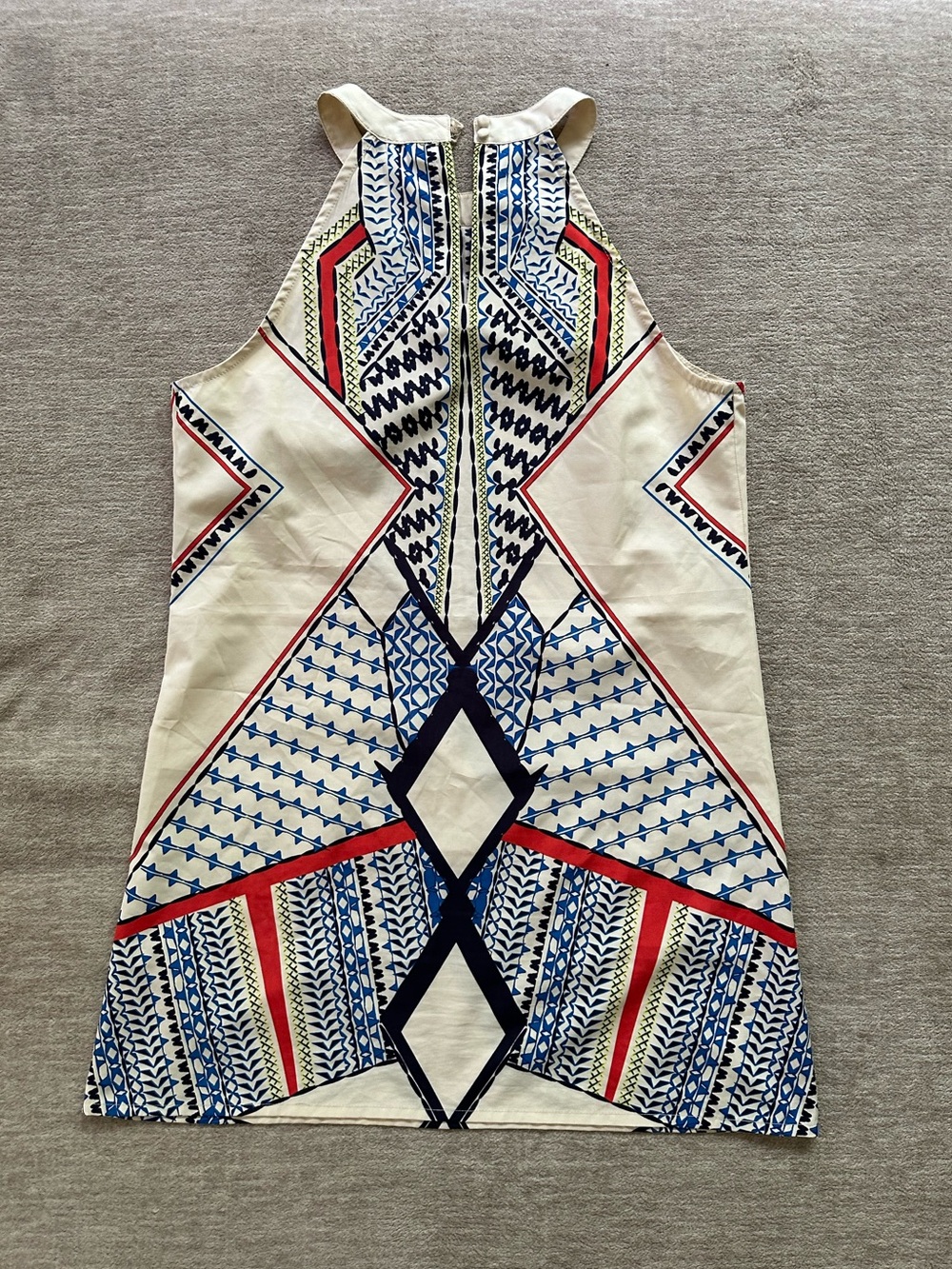 Venus Cream Print Sun Dress - Picture 6 of 10